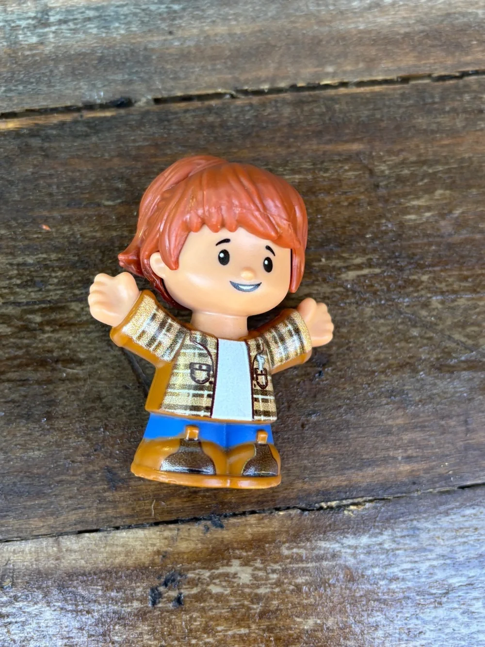 Fisher price little people farmer women Red-Headed Kids Toy Figure